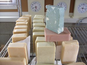 Goat Milk Soap (Cedarwood Bottom Left)